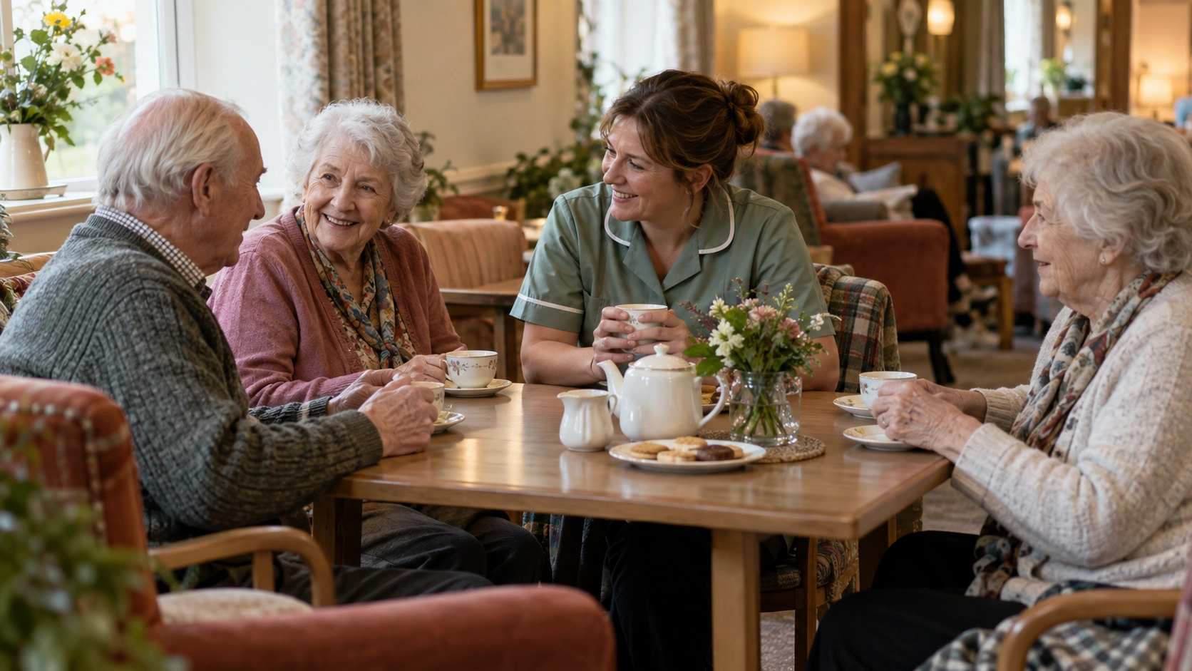 Warm Tea and Shared Smiles